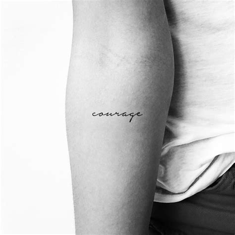 courage tattoo